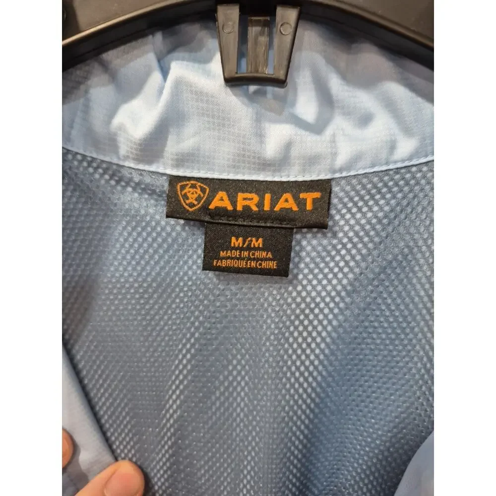 Ariat World Equestrian Games KY 2010 Event Staff Jacket Blue Unisex Full Zip M
